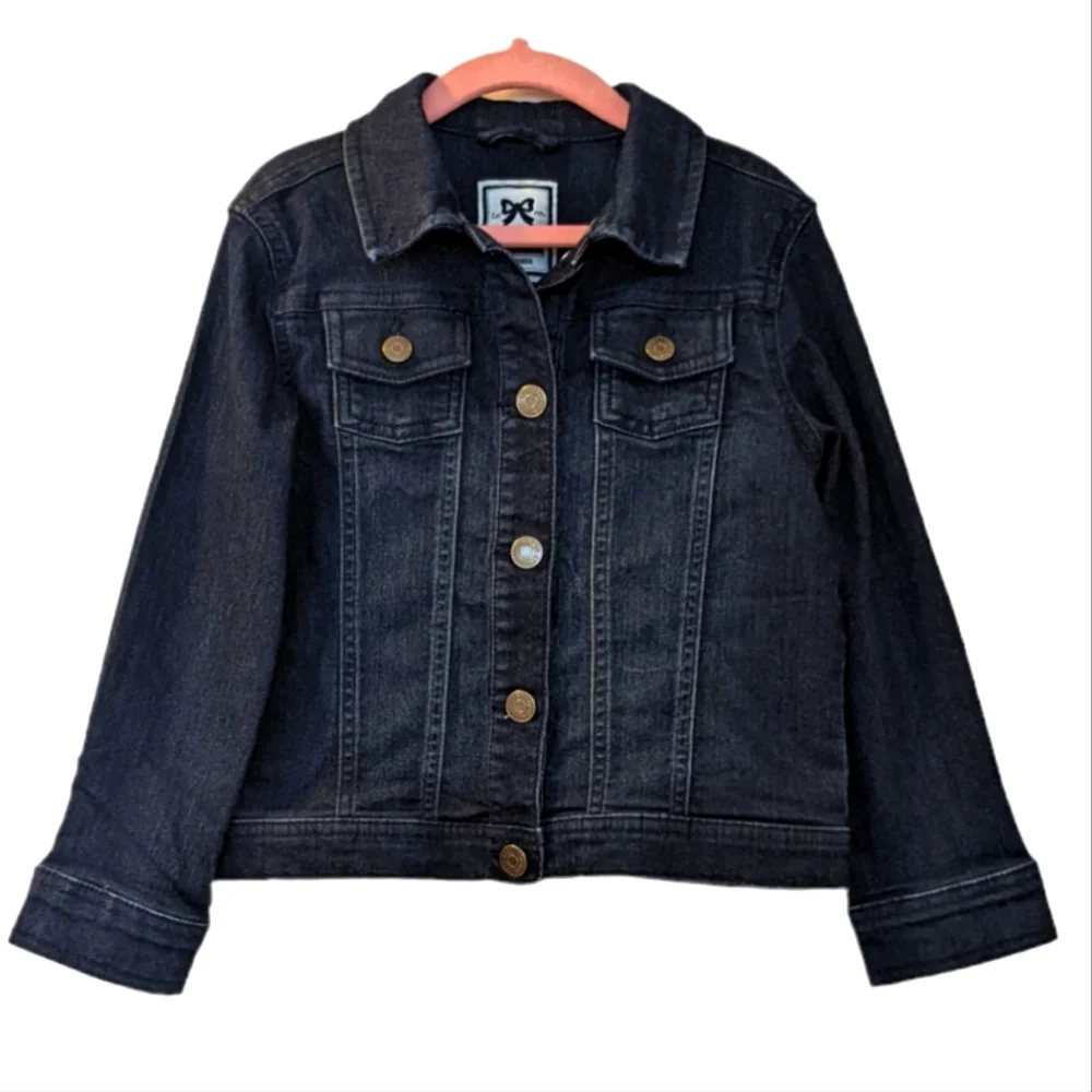 Gymboree denim jean jacket girls size small 5/6